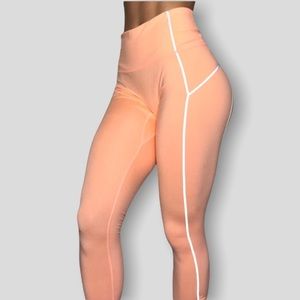 Free People You’re a Peach 25” High Waist Leggings Orange Size S